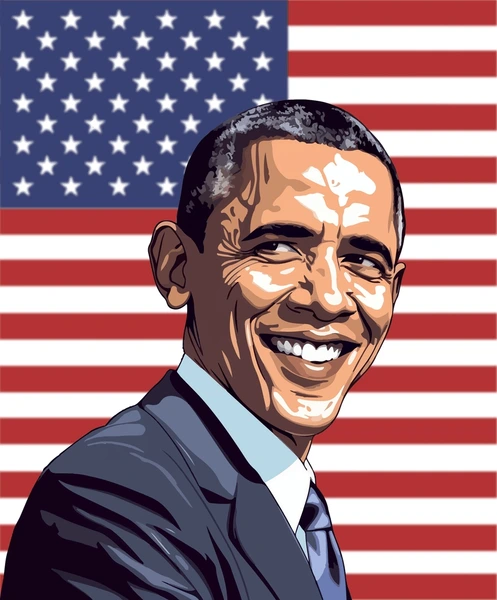 colorful-smiling-portrait-illustration-barack-600nw-2305335535